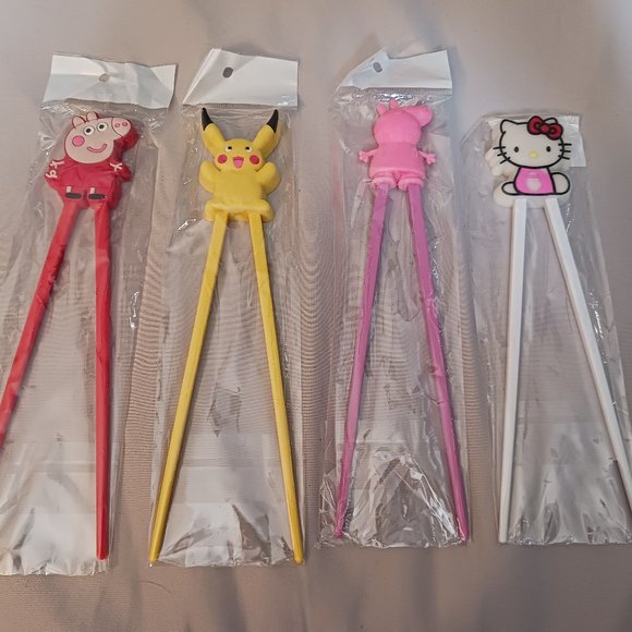 NWT! 4 pk Chopsticks for Kids - Picture 1 of 6